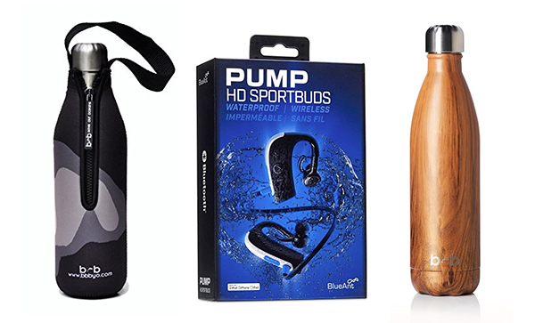 Free to Enter - WIN a Set Of Blueant Pump 2 HD Sportsbuds + bbbyo Drink Bottle