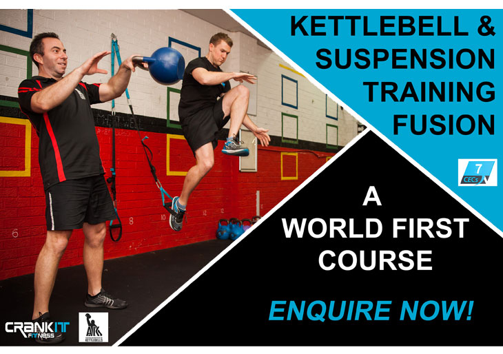 CrankIt Fitness – NEW Kettlebell Suspension Training Fusion Course
