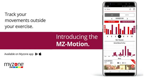 Myzone Launch MZ Motion to measure non-exercise activity