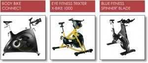 Body Bike Connect, Eye Fitness Trixter X-Bike 1000, Blue Fitness Spinner Blade