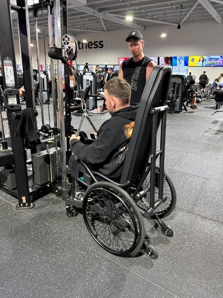 weightlifting wheelchair inclusive gym australia